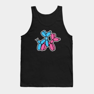 Funny Balloon dogs, balloon animal twister, balloon artist Tank Top